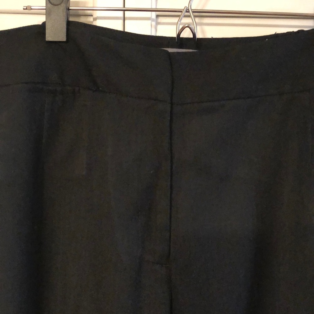 Black herringbone patterned dress pants - Picture 3 of 6